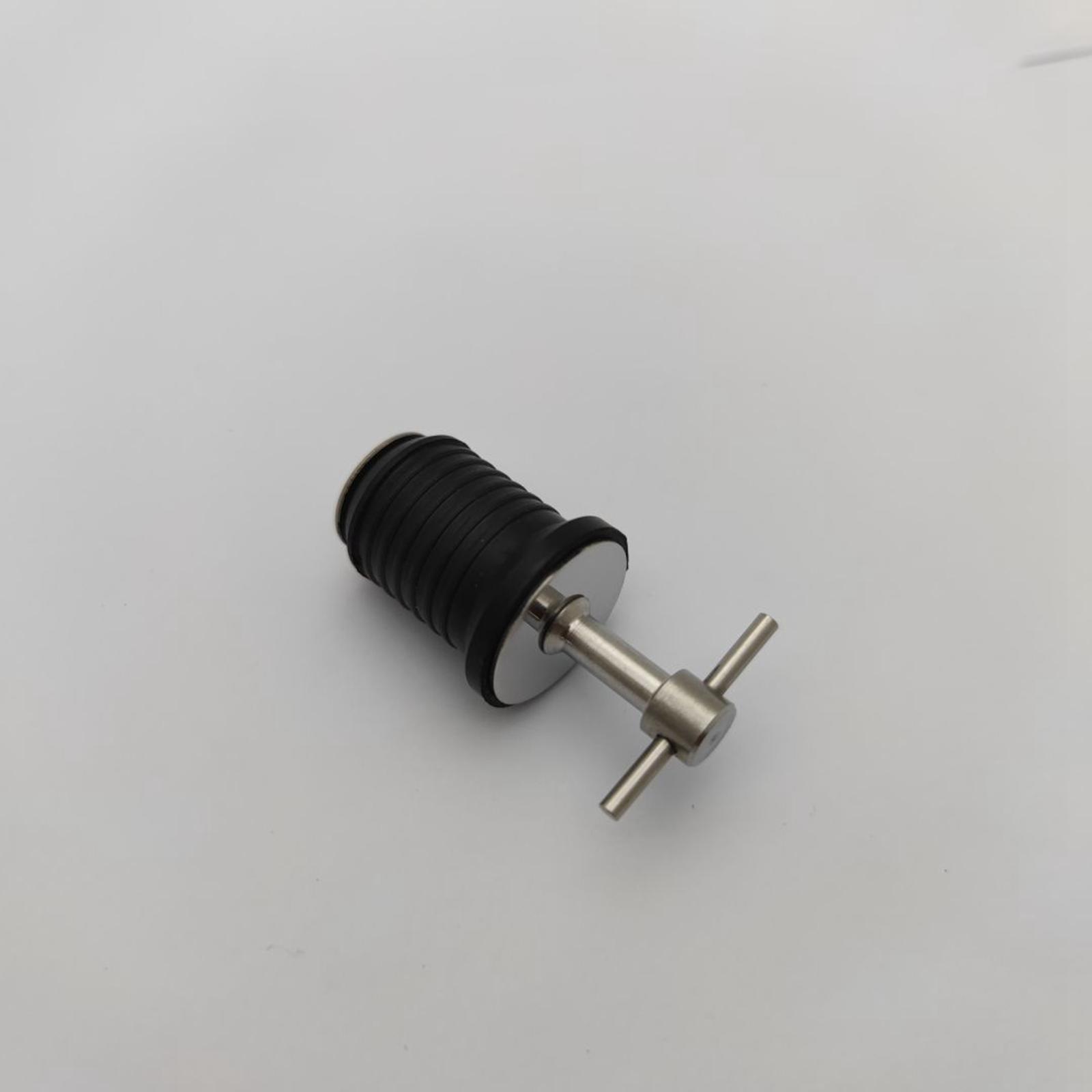 Stainless Steel 1" Drain Plug Drain Twist Plug for Boat Yacht Marine