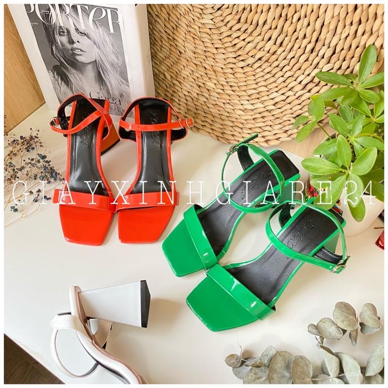 GIÀY SANDAL đế tam giác quai ngang mảnh TGSD