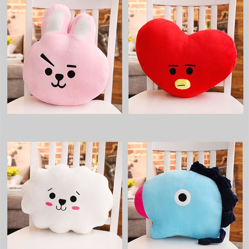 Gối Lưu Niệm Ban Nhạc BTS - Thỏ Cooky (31 x 36 cm)