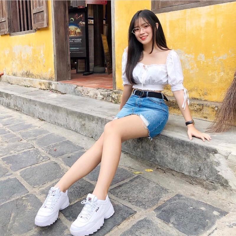 Chân váy cắt lai