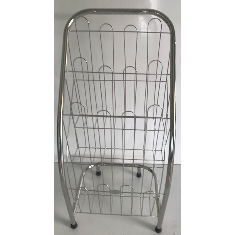 Kệ để tạp chí, báo 3 tầng bằng inox cao cấp