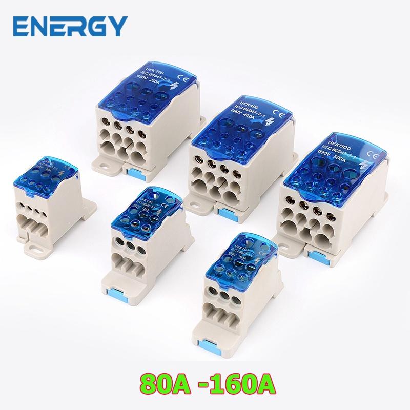 CẦU ĐẤU KHỐI – HỘP ĐẤU NỐI CÁP – TERMINAL BOX 125A - Thiết Bị Điện ENERGY