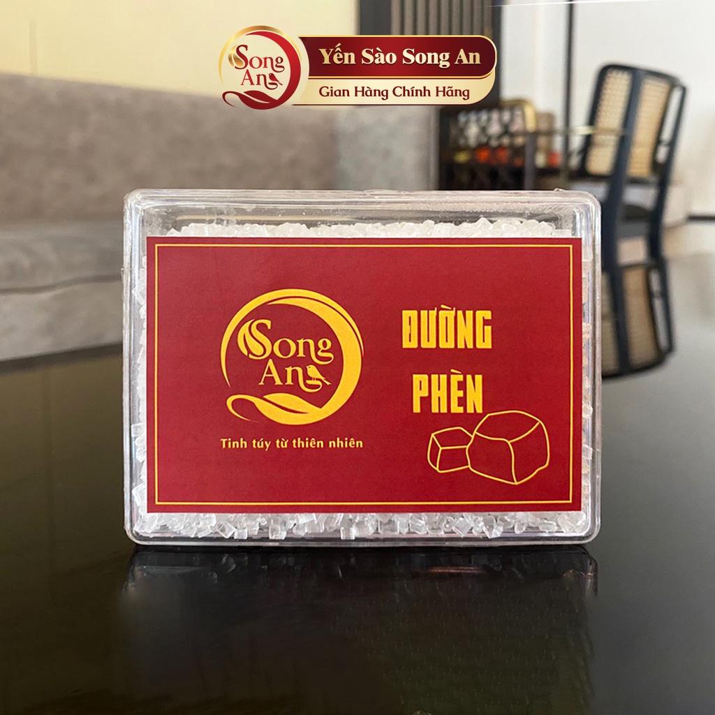 Đường phèn trắng tinh khiết Song An Food giải nhiệt thanh mát cơ thể hộp 200g