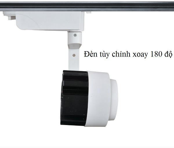 Combo bộ sản phẩm 3 đèn rọi ray 20W + 1 thanh ray 1.5 mét.
