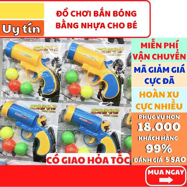 Đồ chơi bắn bóng nhựa giải trí vui nhộn giá rẻ cực kì an toàn cho các bé