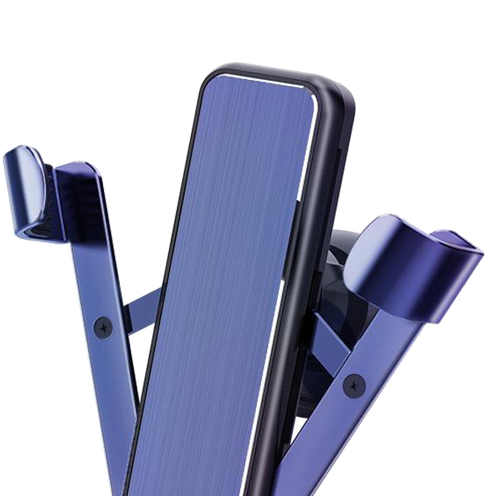 Car Phone Mount for Air Vent Auto Lock Fit for 4-6 inch Phones blue