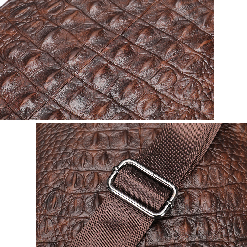 Túi đeo chéo nam DA BÒ THẬT – BEE GEE DCN9088A