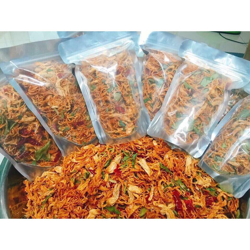 1KG KHÔ GÀ LÁ CHANH NGON LOẠI 1 GIÒN NGON - ĐẬM VỊ