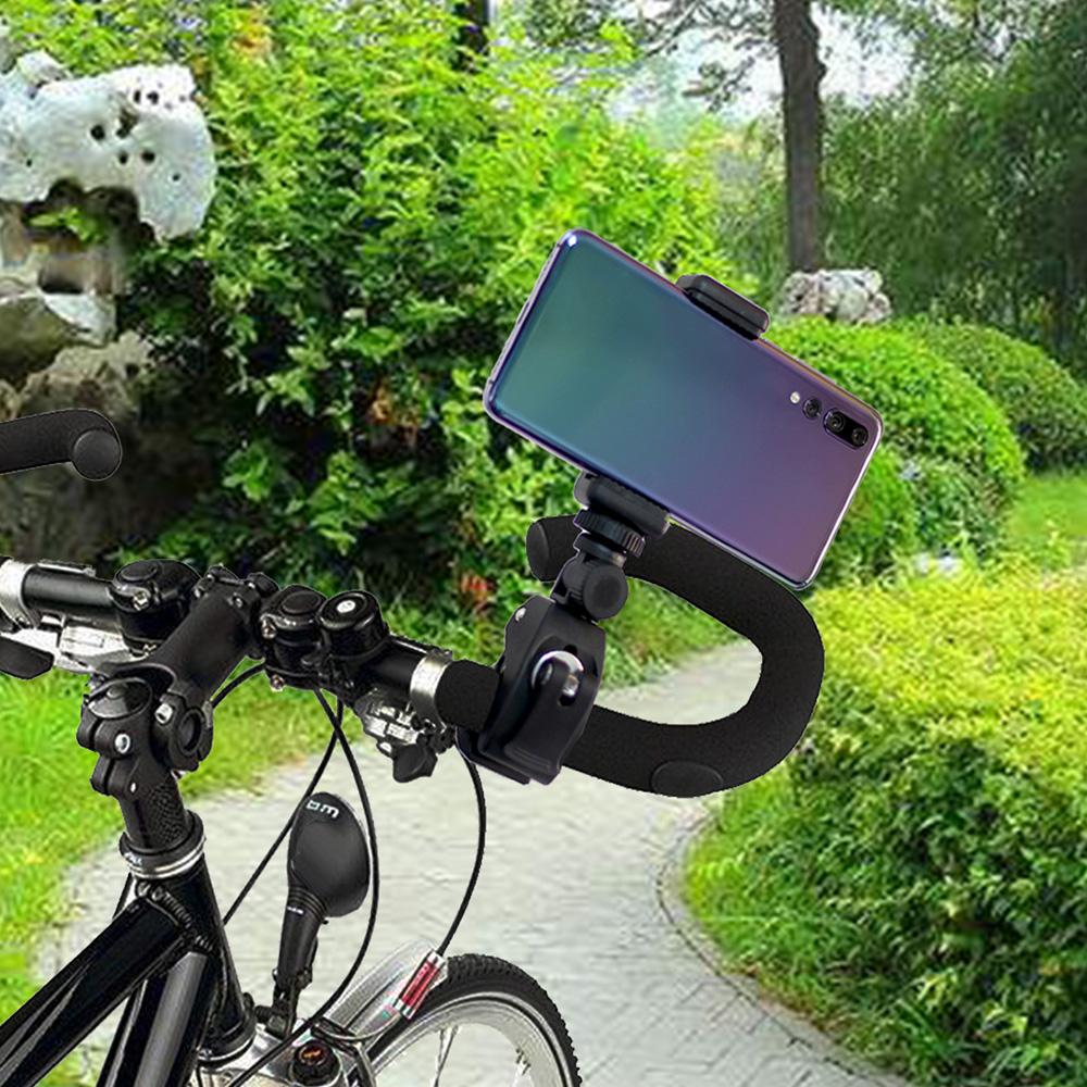 Universal 360 Degree Rotatable Phone Holder Adjustable Bike Phone Mount for Bicycle Motorcycle Handlebar Handrail