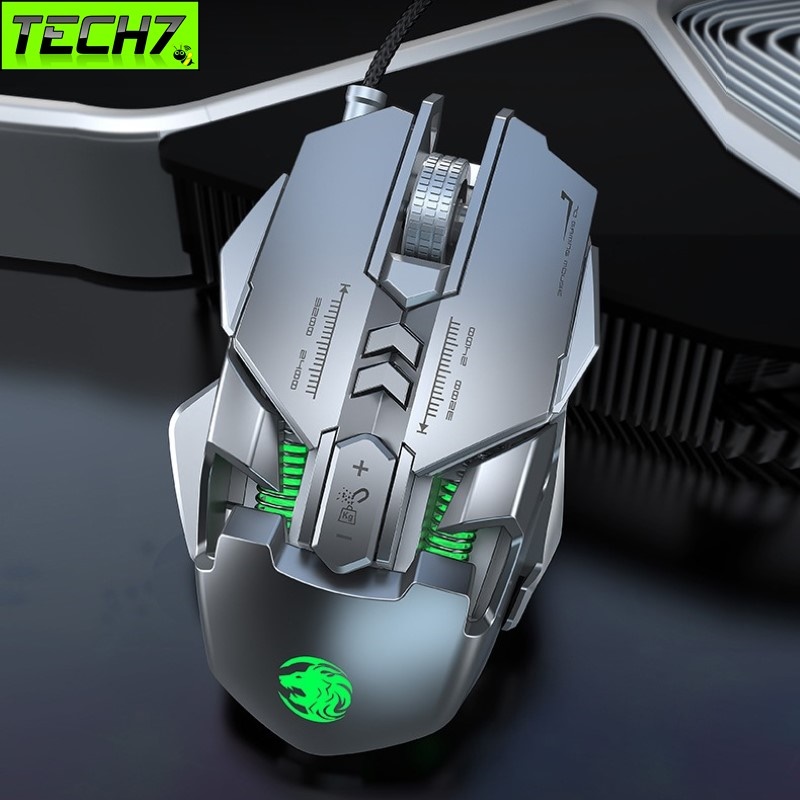 Chuột cơ gaming led RGB 6400DPI MK300 mechanical Gaming mouse Esport cho máy tính laptop hàng nhập khẩu