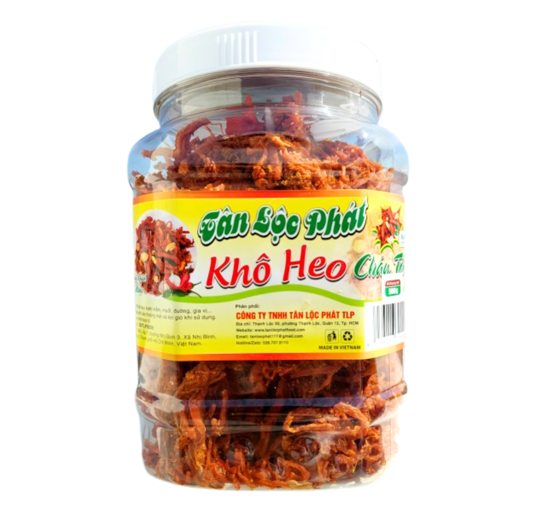 (COMBO 1KG) KHÔ HEO CHÁY TỎI LOẠI NGON TLPFOOD 