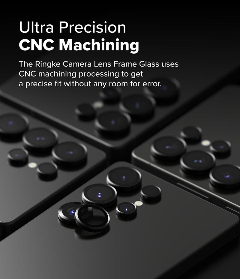 Bộ 2 dán camera cho Samsung Galaxy S25 Ultra RINGKE Lens Frame Glass - Hàng Chính Hãng