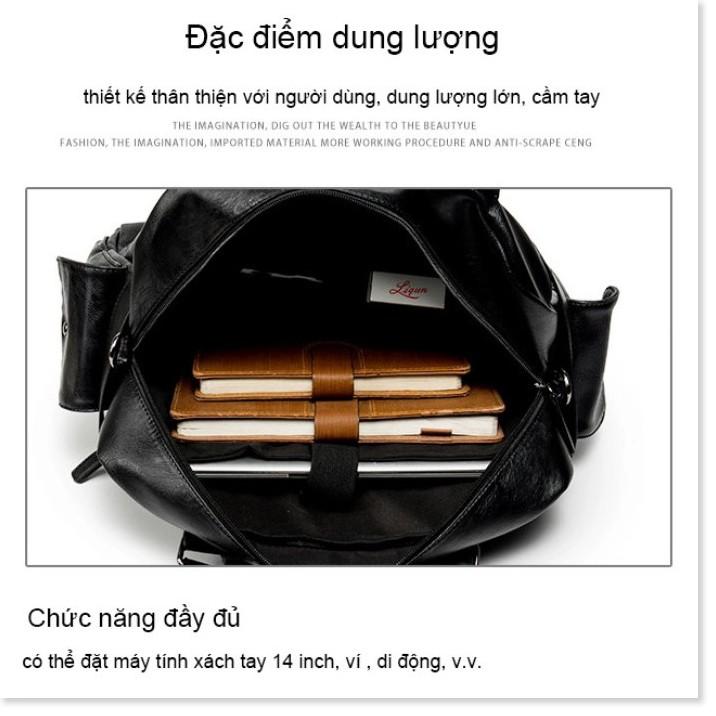 Túi đeo vai nam thời trang Leather BlackMan - Gia Dụng SG