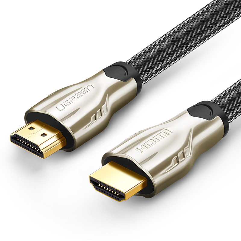 Cáp HDMI 1.4 19+1 thuần đồng đầu hợp kim, bọc lưới dài 2m UGREEN HD102 11191 - Hàng Chính Hãng