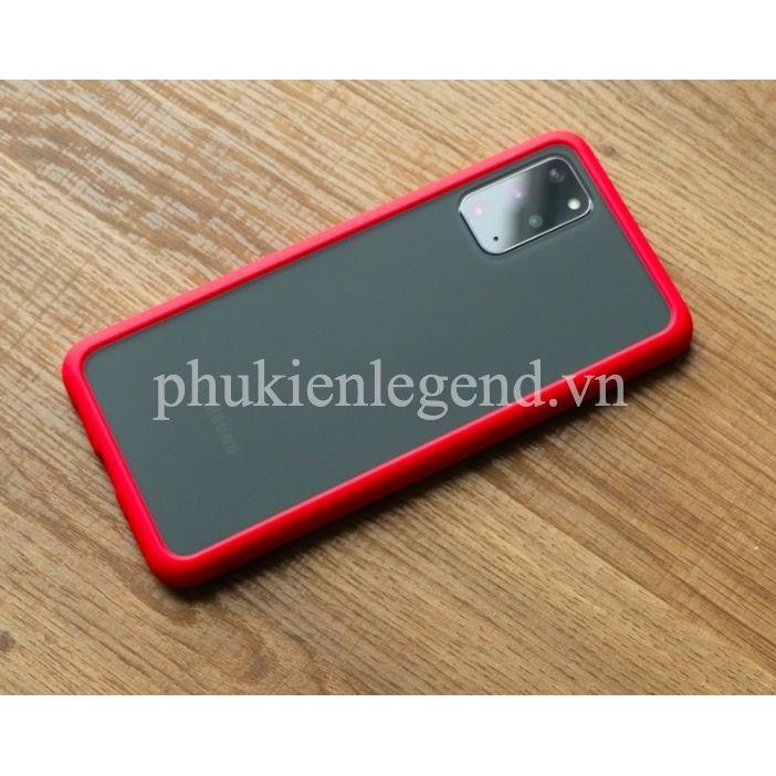 Ốp lưng trong nhám viền màu chống sốc cho SamSung Galaxy S20 FE