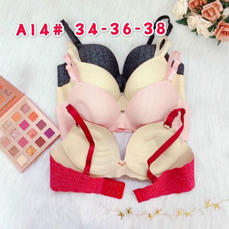 Áo lót nữ su đúc siêu đẩy ngực họa tiết kẻ - CHILL HOUSE