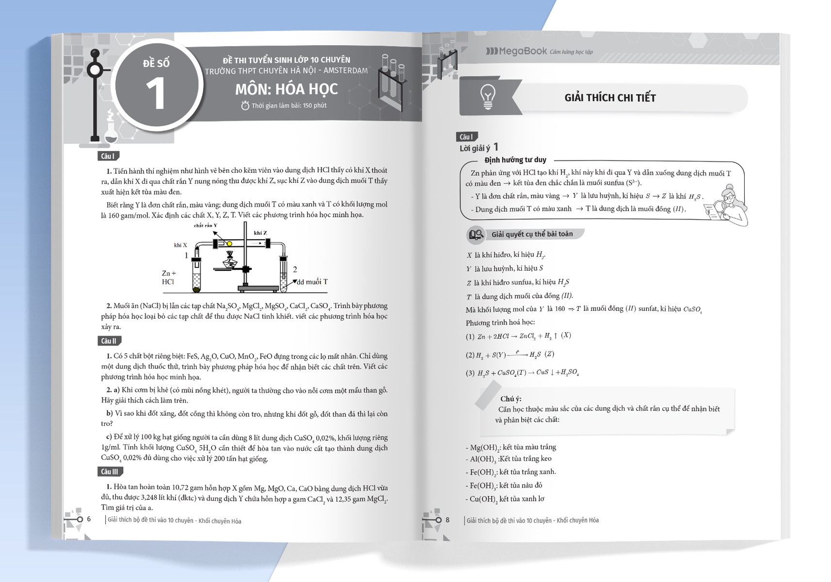 Giải Thích Bộ Đề Thi Vào 10 Chuyên - Khối Chuyên Hóa_MEGABOOK