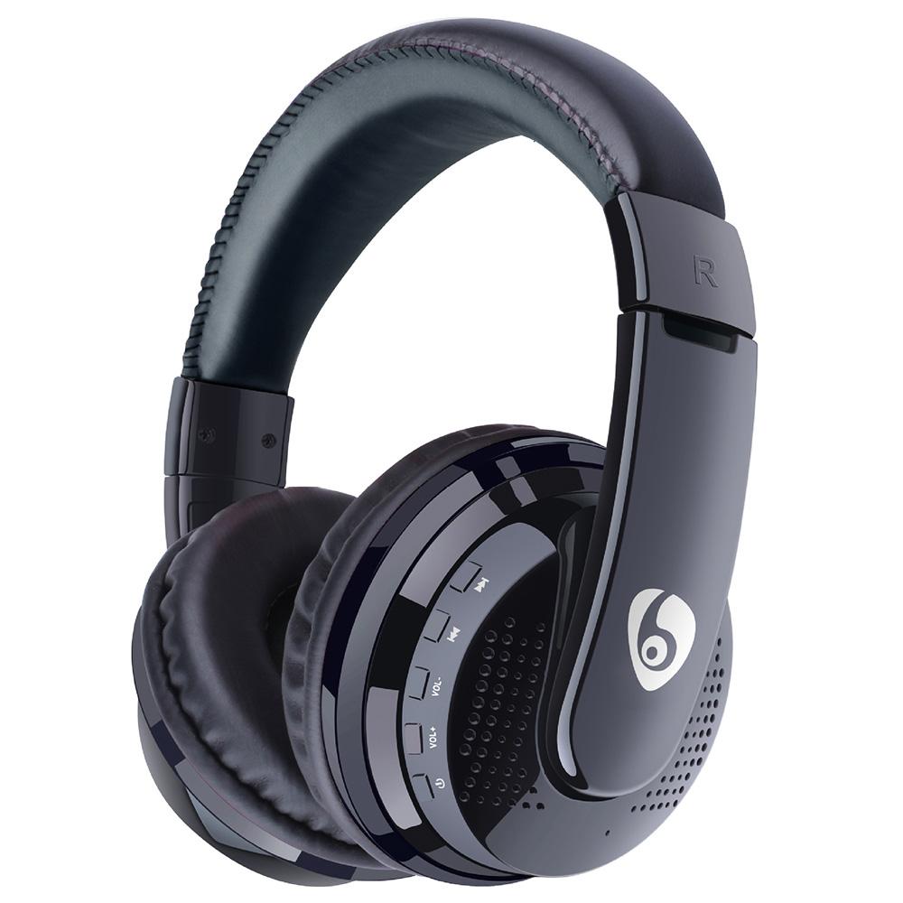 Trên Tai Bass Tai Nghe Stereo Bluetooth Tai Nghe Không Dây Hỗ Trợ Thẻ Micro SD Đài Phát Thanh Micro