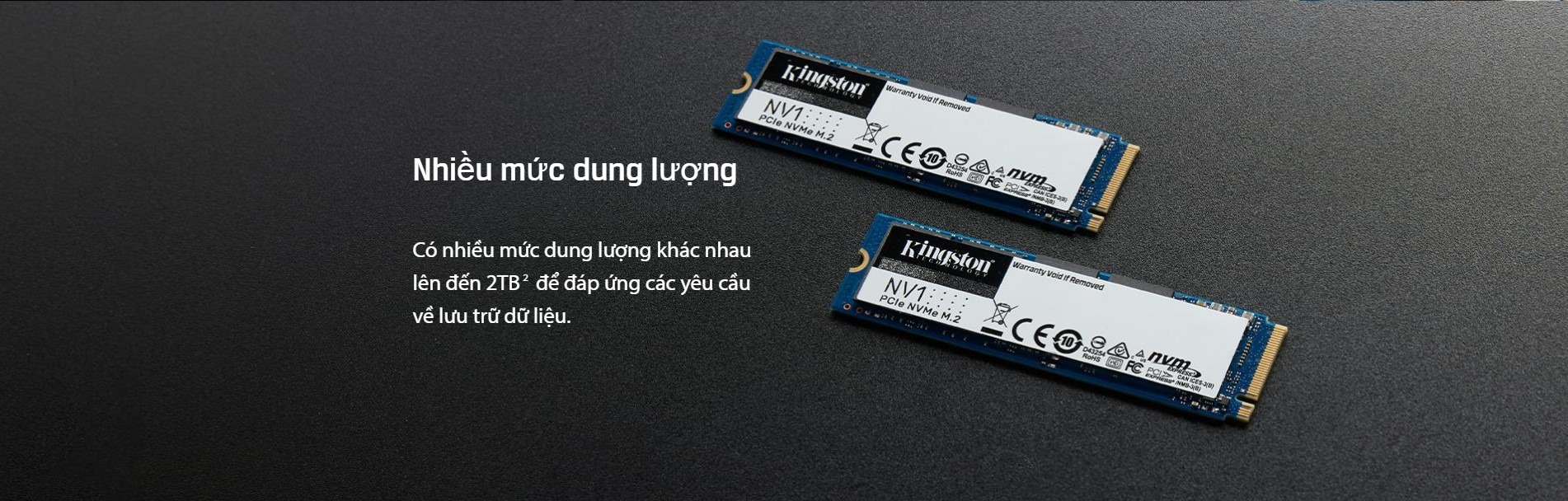 Ổ cứng SSD Kingston 1000GB NV1 M2 NVME - Hàng chính hãng Viết Sơn phân phối