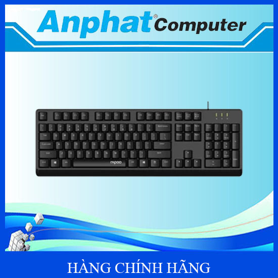 Bàn Phím Máy Tính Rapoo NK1900 Black – Hàng Chính Hãng