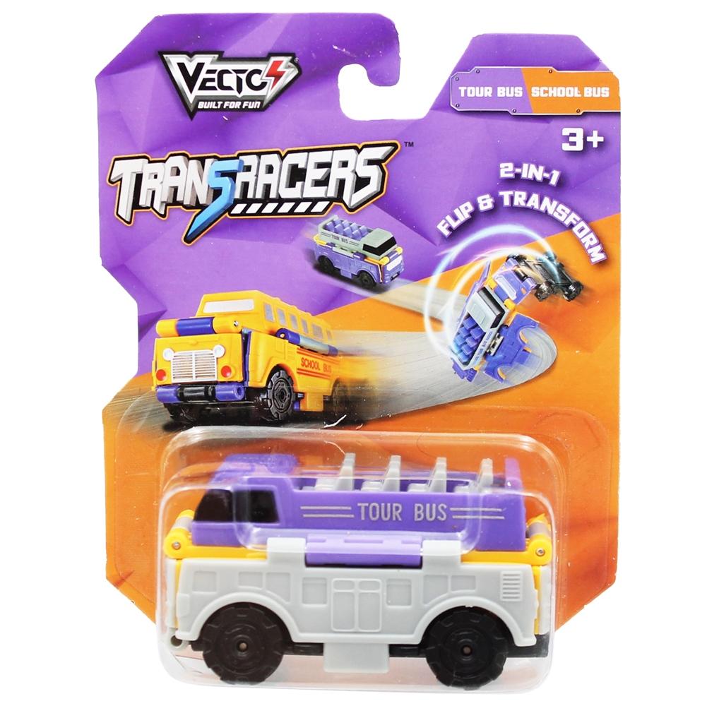 Đồ Chơi Xe Biến Hình Transracers Tour Bus / School Bus - Vecto VN463875-10