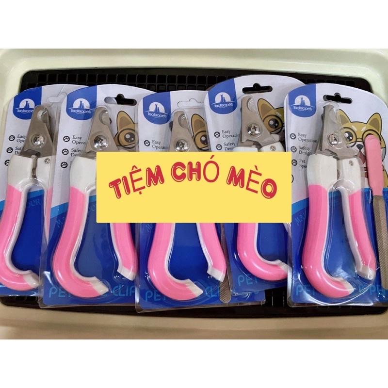 KỀM CẮT TỈA MÓNG CHO CHÓ MÈO KÈM DŨA ( SIZE NHỎ + LỚN )