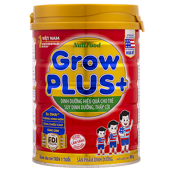 Sữa Bột Nutifood Grow Plus+ Đỏ