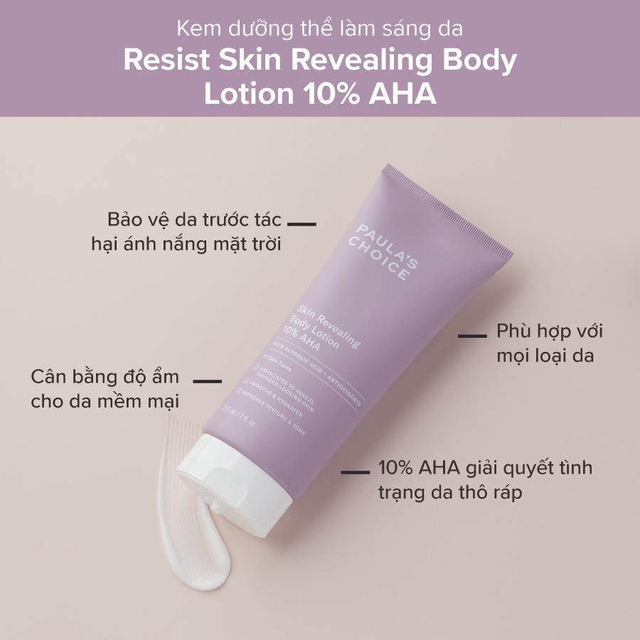 Kem Dưỡng Thể AHA Sáng Da Cải Thiện Dày Sừng Nang Lông Skin Revealing Body Lotion 10% AHA 210ml Mã 5900