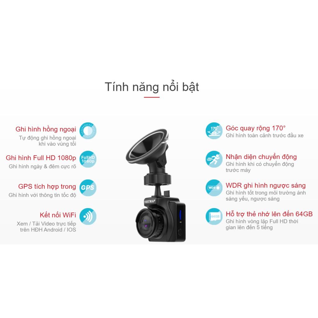 VIETMAP IR23 Thẻ 32GB Camera Hành Trình Hồng NgoạiGhi Hình Đêm Hàng Chính Hãng