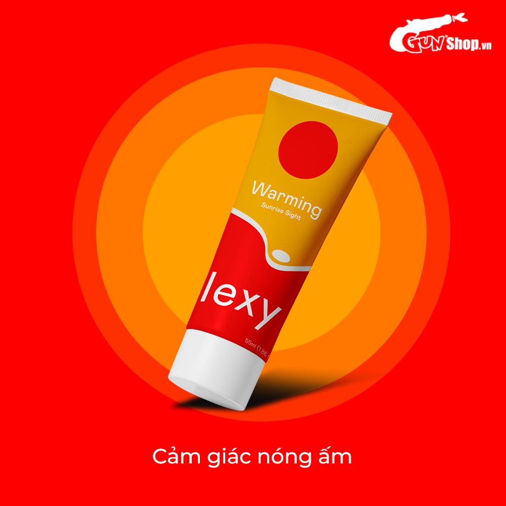 Gel bôi trơn ấm nóng - Lexy Warming kèm 1 chiếc BCS Gun Super Thin