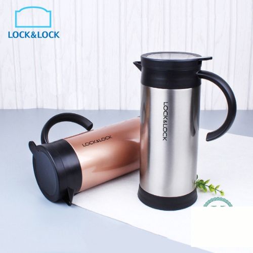 Bình Đựng Cà Phê Penguin Bằng Thép Không Gỉ Lock&amp;Lock LHC1444  Dung Tích 1L - Nhiều Màu - Hàng Chính Hãng