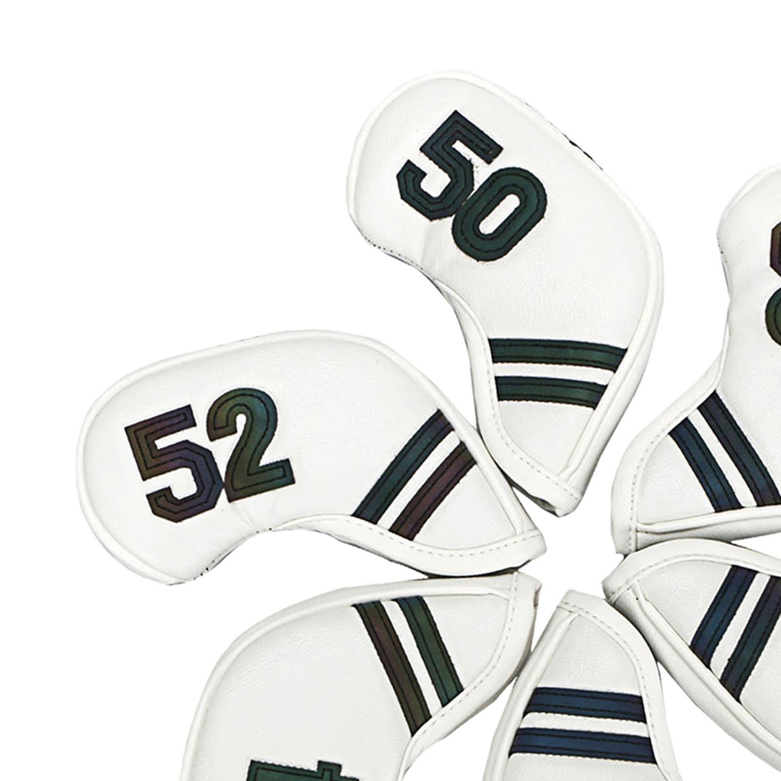 6x Golf Club Headcover Iron Head Covers, Protective Wedges Protection Guard for Men