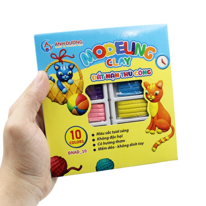 Đồ Chơi Đất Nặn Thủ Công 10 Màu 150g Modeling Clay - Ánh Dương ĐNAD-10