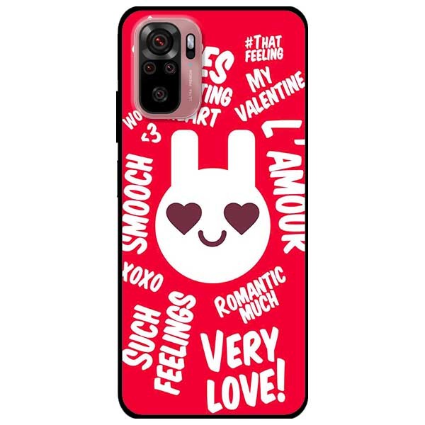 Hình ảnh Ốp lưng dành cho Xiaomi Mi Note 10 mẫu Thỏ LOVE Đỏ