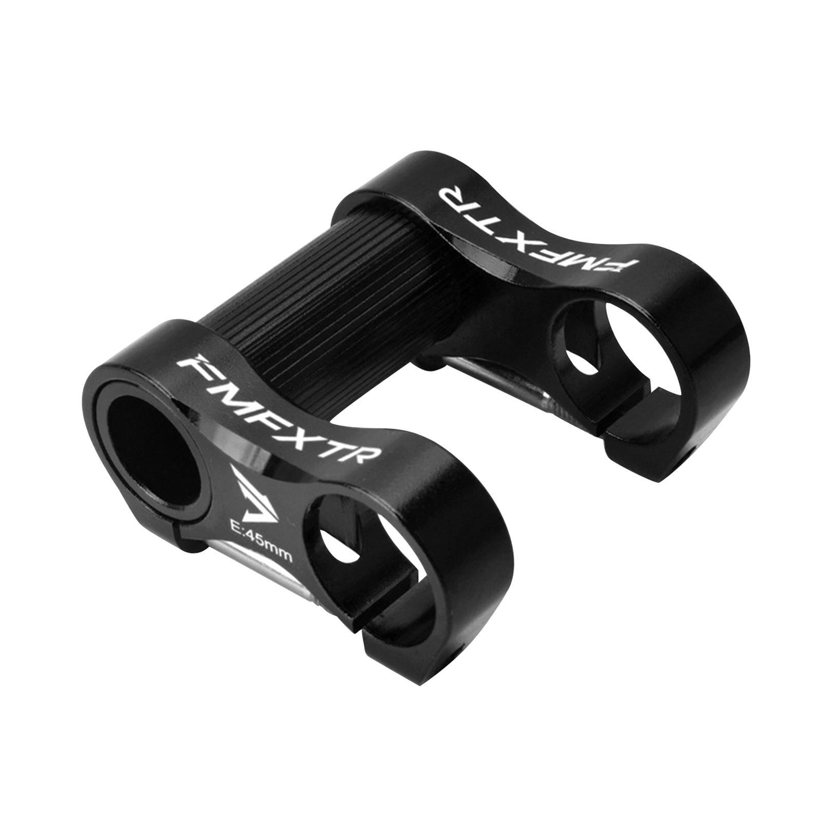 Folding Bike Double Stem Riser Handlebar Stem 25.4mm/1" for Folding Bike Black