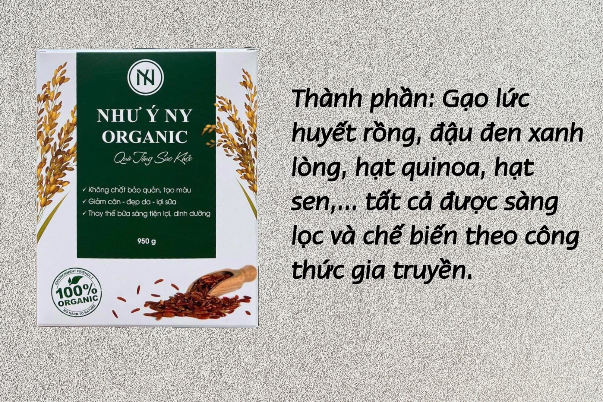 BỘT GẠO LỨT NHƯ Ý NY giảm cân, lợi sữa