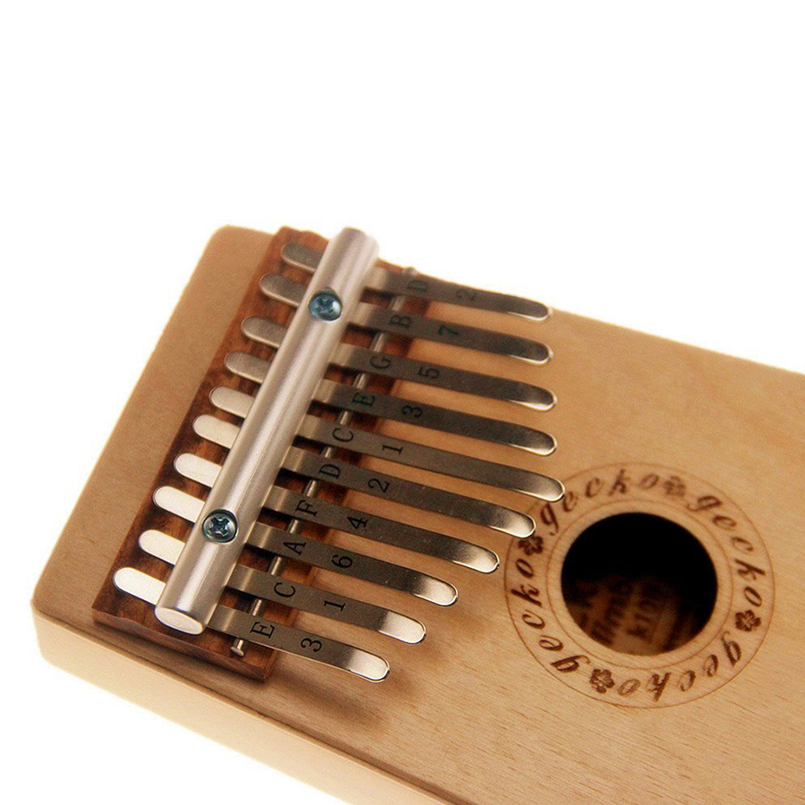 Đàn Kalimba Gecko 10 Phím Gỗ Mahogany K10B Kèm Kèn Kazoo