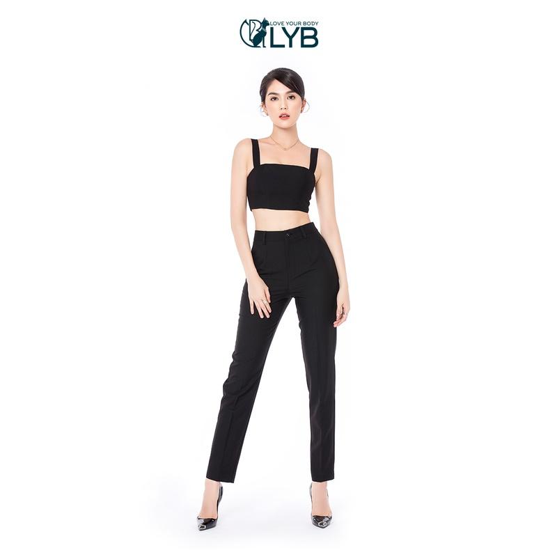 Bộ vest dài form ôm sang trọng trẻ trung 4 món màu đen LYB - FW22-O00002