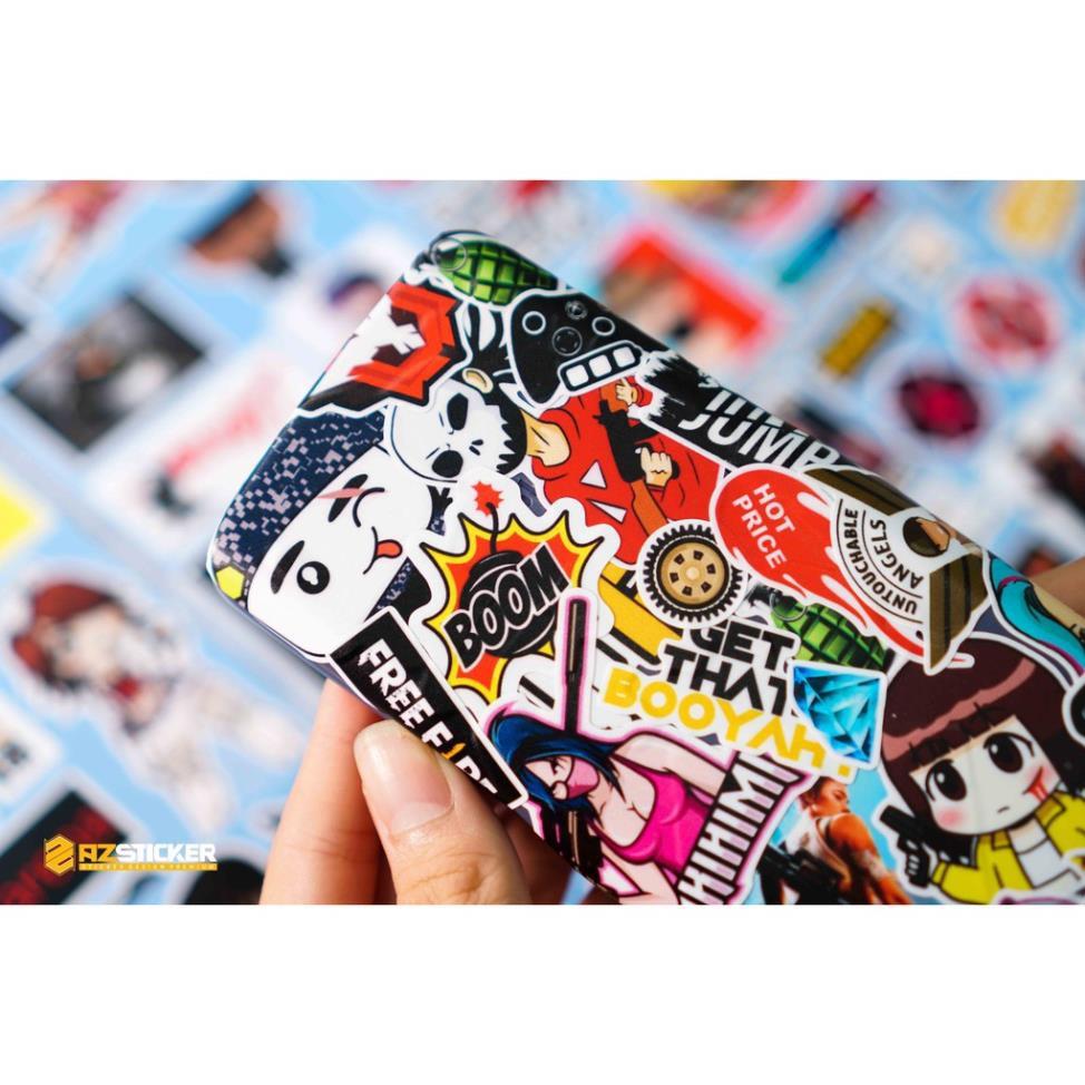 Sticker Tem Xe Chế | Dán Nón Bảo Hiêm, Điện Thoại, Laptop, Bình Nước...Chống Nước, Chống Bay Màu