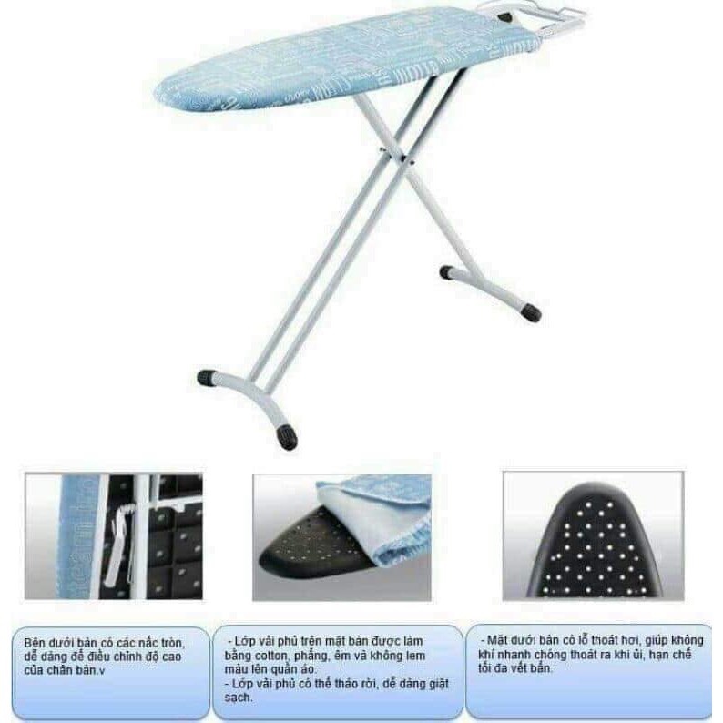 Bàn để ủi quần áo khung bằng thép F00141