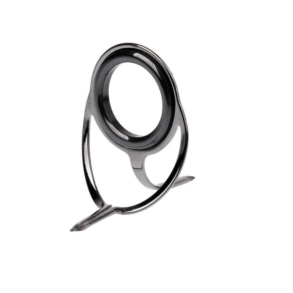 75Pcs Mixed Size Fishing Rod Rings Tip   Pole Repair Kit Line Guides Eyes