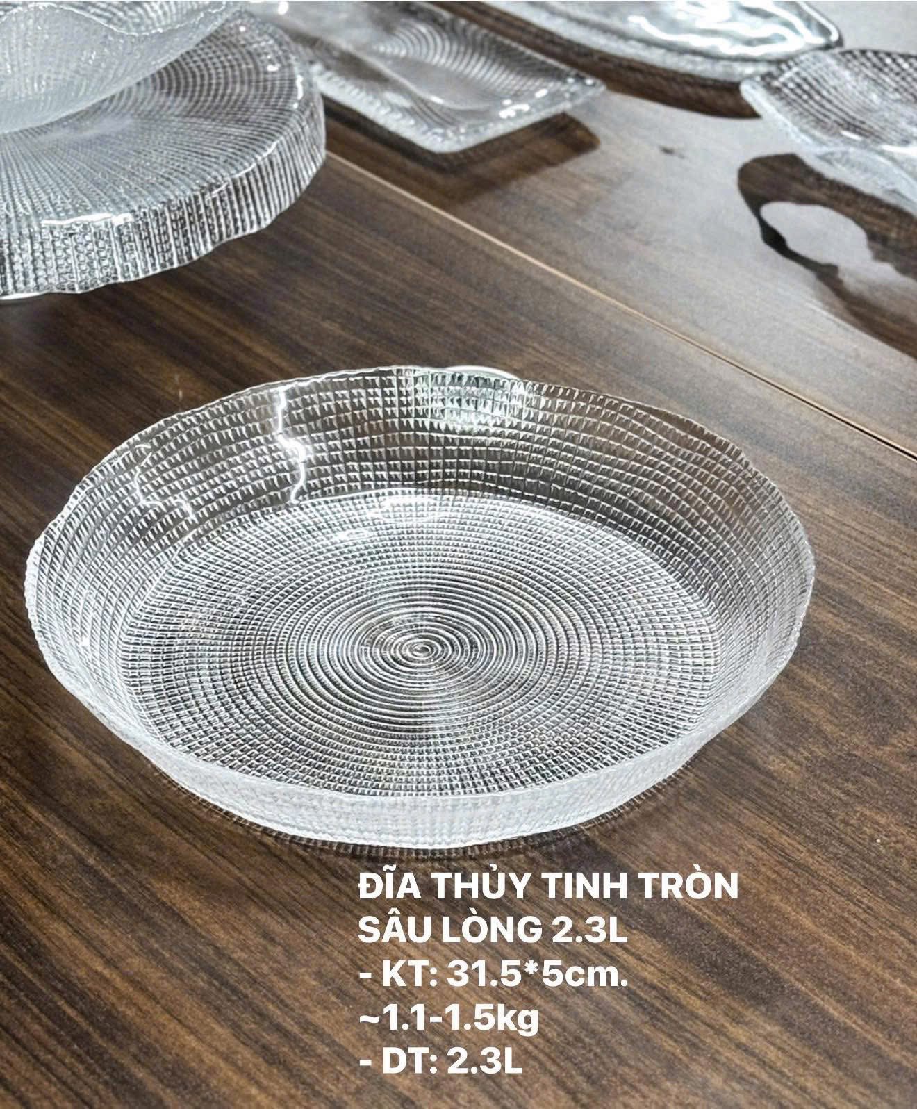 Đĩa tròn FLORENCE ĐƯỜNG KÍNH 31CM hàng chính hãng