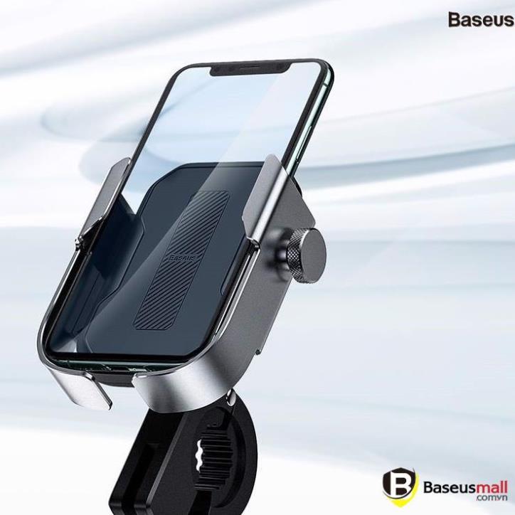 Đế giữ điện thoại dùng trên xe máy, xe đạp Baseus Quick to take cycling Holder (4.7 - 6.7inch, Applicable for bicycle and Motorcycle) (Hàng chính hãng)