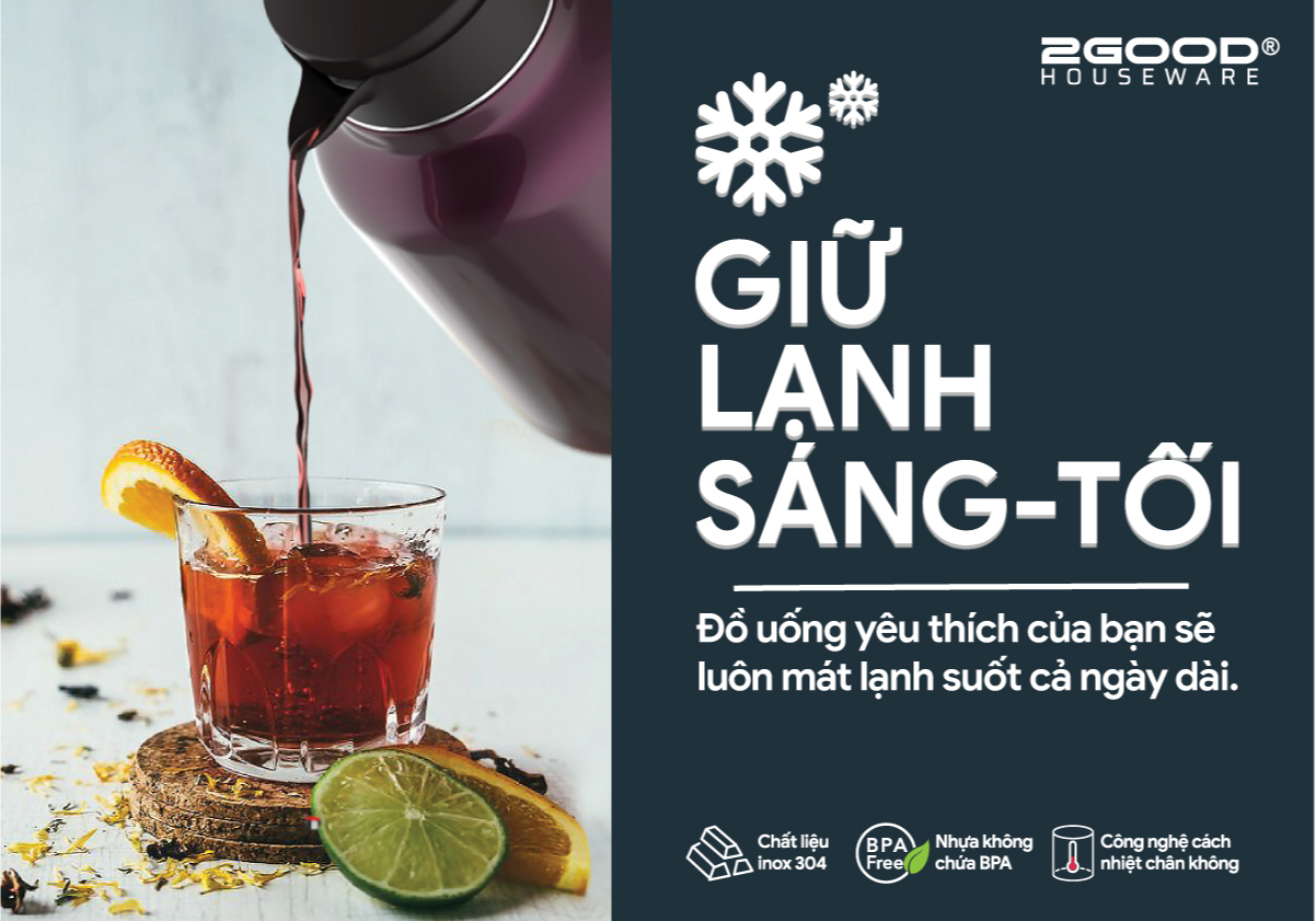 Phích Pha Trà Giữ Nhiệt 2GOOD FLASK B16