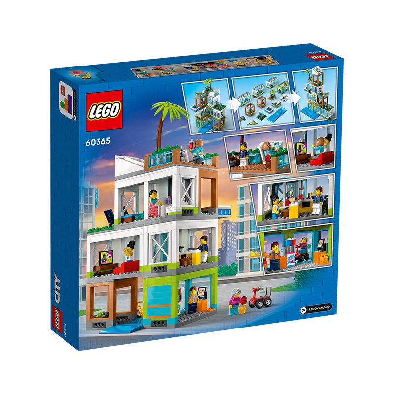 Đồ Chơi Lắp Ráp Căn Hộ Thành Phố Lego City 60365 (688 chi tiết)