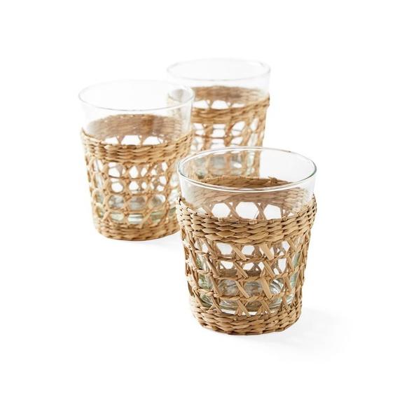 Cốc loe lót cói, cốc vintage phong cách Bắc Âu | Cappiano home