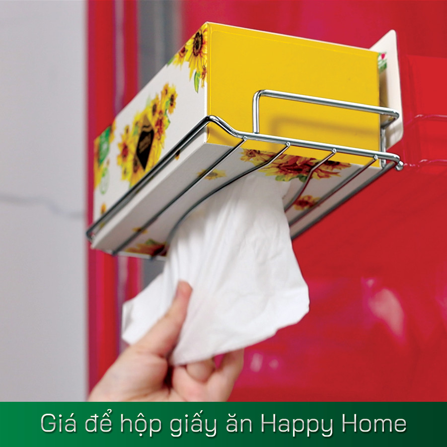 Giá để hộp giấy ăn Happy Home