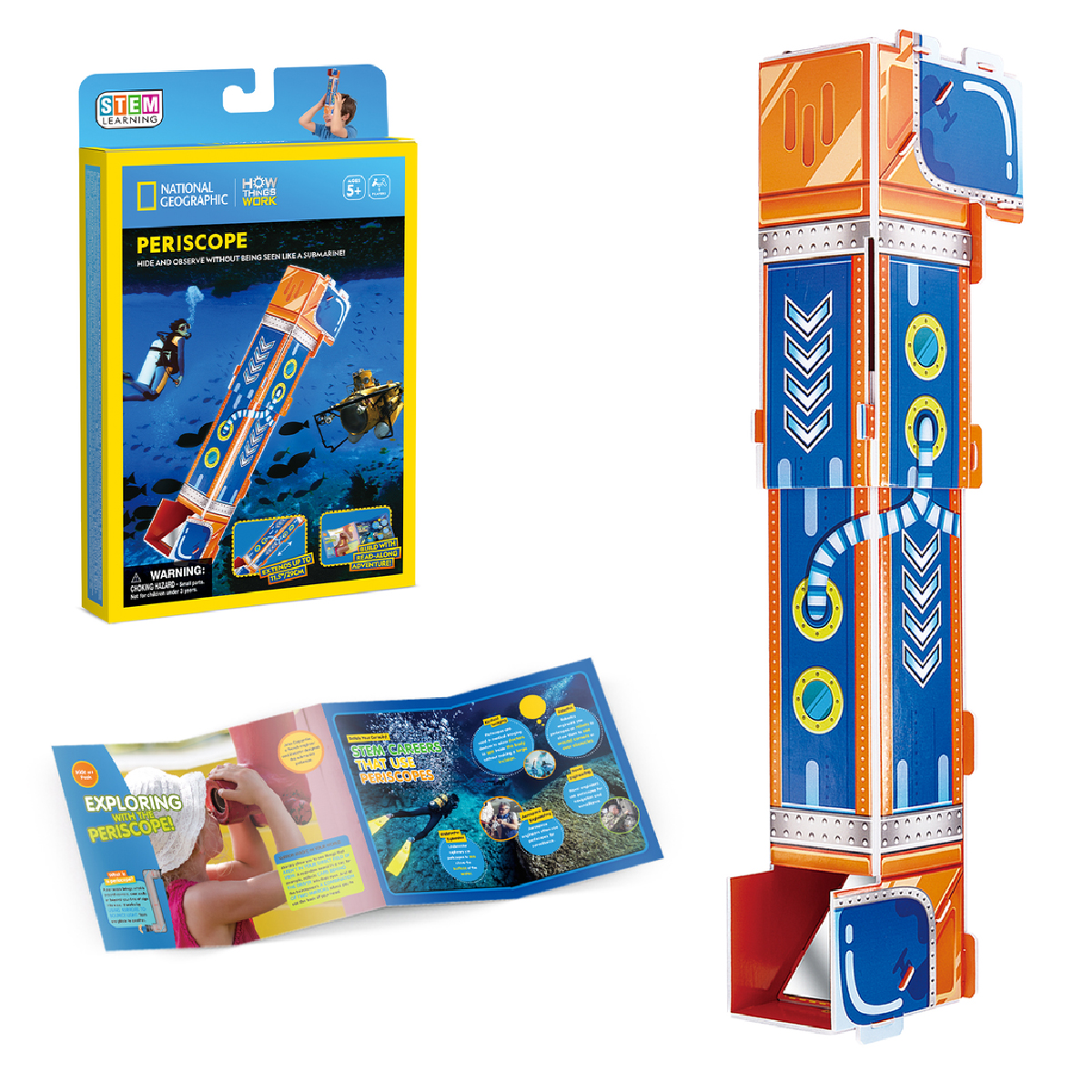 Đồ Chơi Lắp Ráp Mô Hình Kính Tiềm Vọng Nat Geo STEAM DS1116h