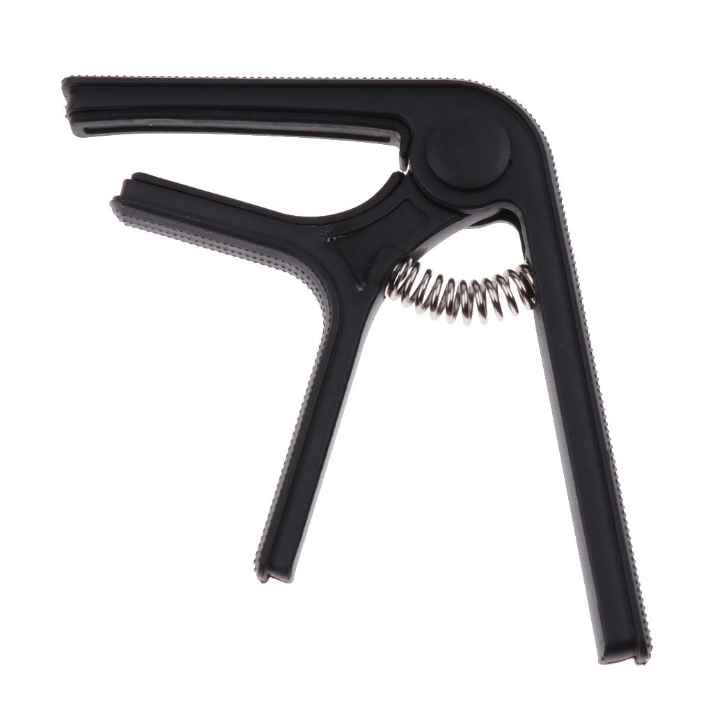 Acoustic Folk Guitar Capo Tuner Trigger Quick Change Clamp Key Clip