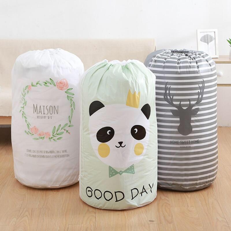 Túi Đựng Chăn Màn Quần Áo Đa Năng 135 Lít Chống Ẩm Gấp Gọn Xuất Nhật Cỡ Lớn